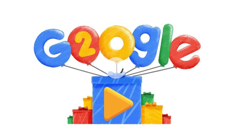 Oggi google compie 20 anni! Buon compleanno.